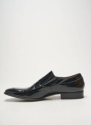Mocassins voute plantaire talon bas noir CAPONI homme