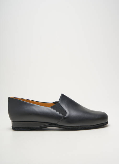 Chaussons/pantoufles bout carré bout carré noir HELLER homme