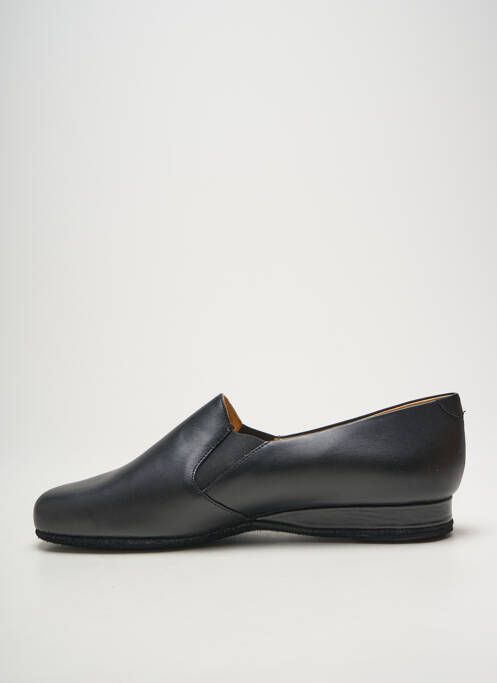 Chaussons/pantoufles bout carré bout carré noir HELLER homme