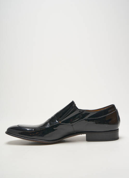 Mocassins voute plantaire talon bas noir CAPONI homme