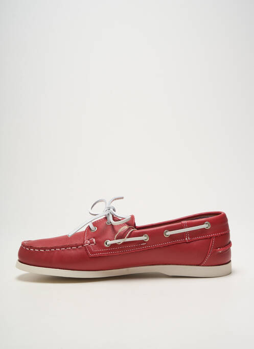 Chaussures bâteau rouge HIPNESS homme