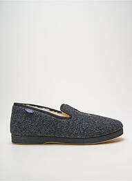 Chaussons/pantoufles bout rond bout rond gris SEMELFLEX homme