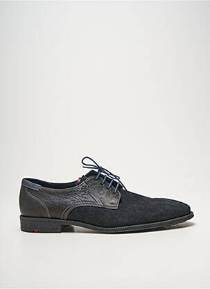 Derbies tissage satiné talon bas noir LLOYD homme