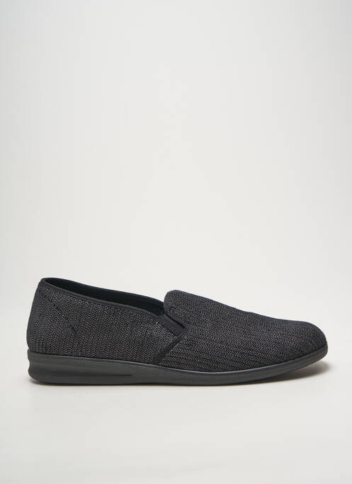 Chaussons/pantoufles bout rond bout rond noir JOSEF SEIBEL homme