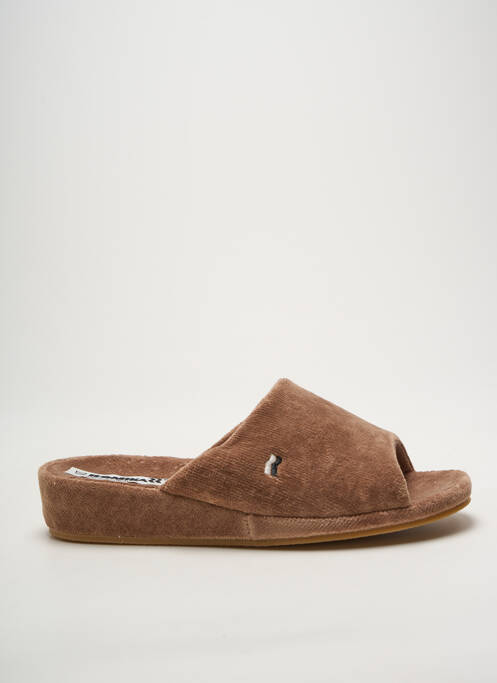 Mules/sabots bout ouvert talon plat jusqu'à 3cm marron ROMIKA femme