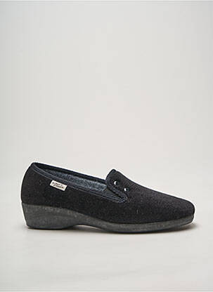 Chaussons/pantoufles bout rond talon plat jusqu'à 3cm noir LA MAISON DE L'ESPADRILLE femme
