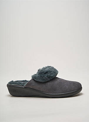 Chaussons/pantoufles bout rond talon de 4 à 6cm gris WESTLAND femme