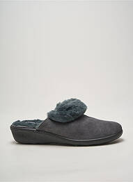Chaussons/pantoufles bout rond talon de 4 à 6cm gris WESTLAND femme