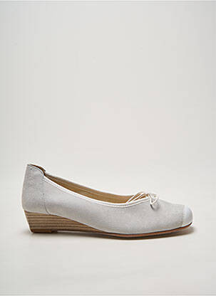 Ballerines bout carré talon plat jusqu'à 3cm gris HIRICA femme