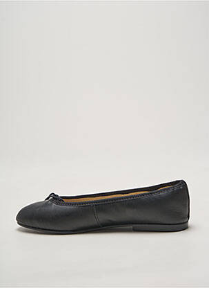 Ballerines bout rond talon plat jusqu'à 3cm noir HIRICA femme