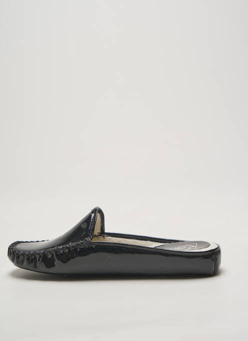 Chaussons/pantoufles talon plat jusqu'à 3cm noir EREL femme