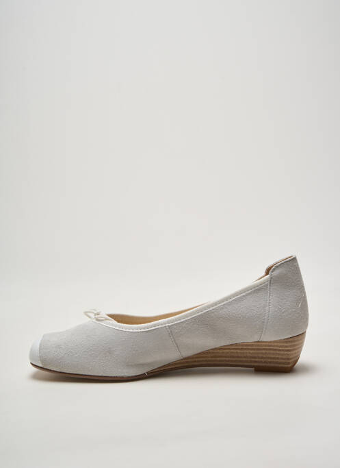 Ballerines bout carré talon plat jusqu'à 3cm gris HIRICA femme
