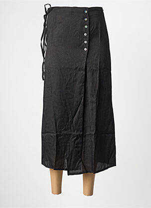 Jupe longue taille normale noir BIZANCE femme