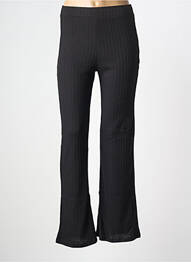 Pantalon droit stretch taille normale noir BIZANCE femme