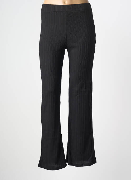 Pantalon droit stretch taille normale noir BIZANCE femme