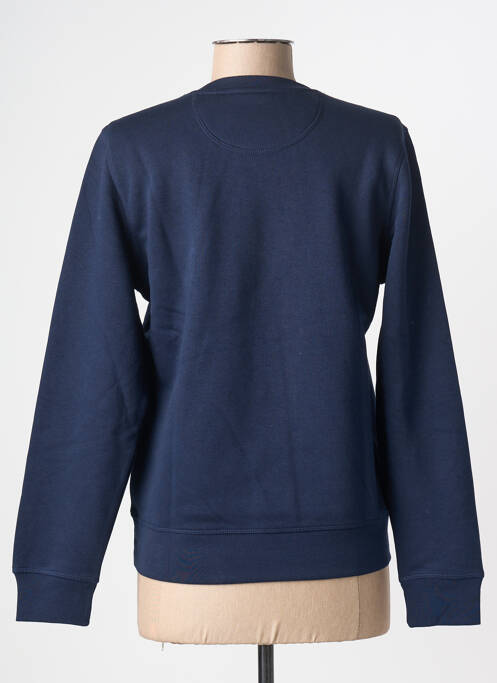 Sweat-shirt stretch manches longues bleu BIZANCE femme