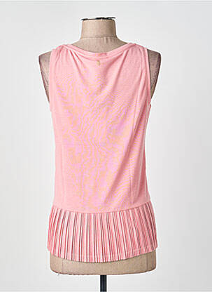 Top tissage jersey sans manche rose STREET ONE femme