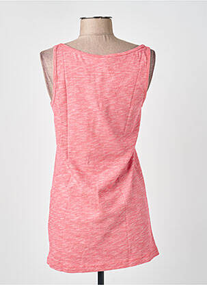 Top tissage jersey sans manche rouge CECIL femme