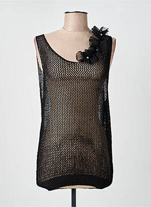 Top stretch sans manche noir MOLLY BRACKEN femme