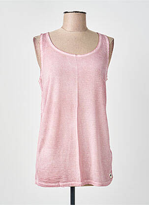 Top tissage jersey sans manche violet DEELUXE74 femme