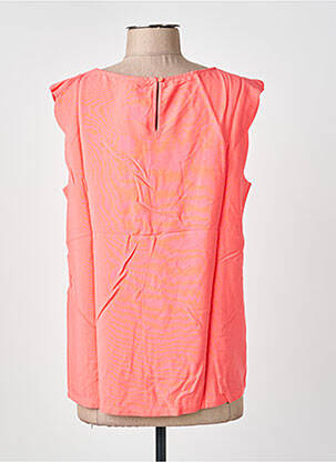 Top col v sans manche rose STREET ONE femme