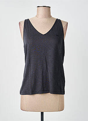 Top tissage jersey sans manche gris LEE femme