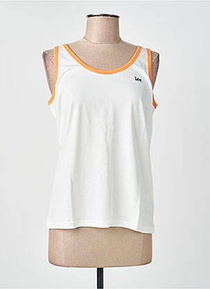 Top stretch sans manche orange LEE femme