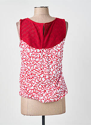 Top stretch sans manche rouge STREET ONE femme