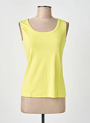 Top tissage jersey sans manche vert STREET ONE femme