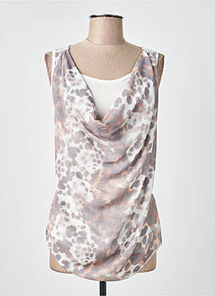 Top stretch sans manche blanc SCHOOL RAG femme