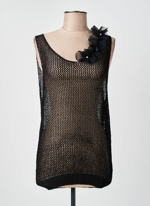 Top stretch sans manche noir MOLLY BRACKEN femme