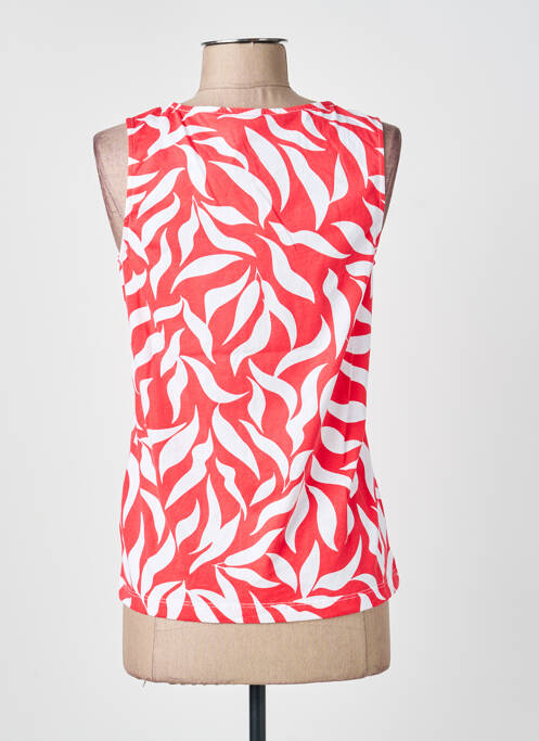 Top tissage jersey sans manche rose STREET ONE femme