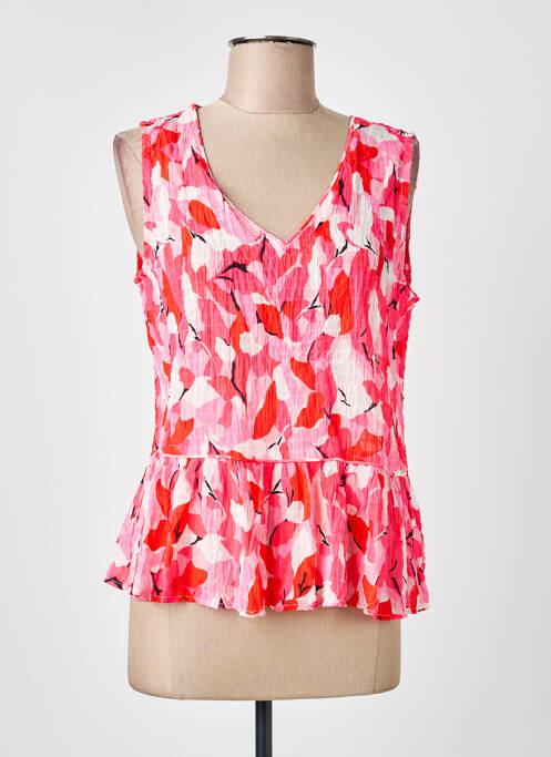Top coupe cintrée sans manche rose MOLLY BRACKEN femme
