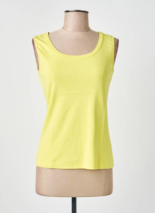 Top tissage jersey sans manche vert STREET ONE femme