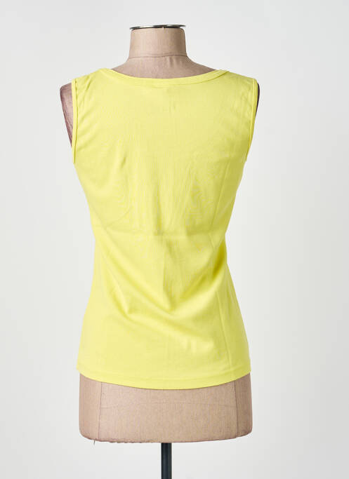 Top tissage jersey sans manche vert STREET ONE femme