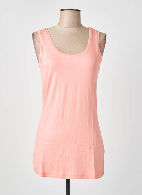 Top stretch sans manche rose STREET ONE femme