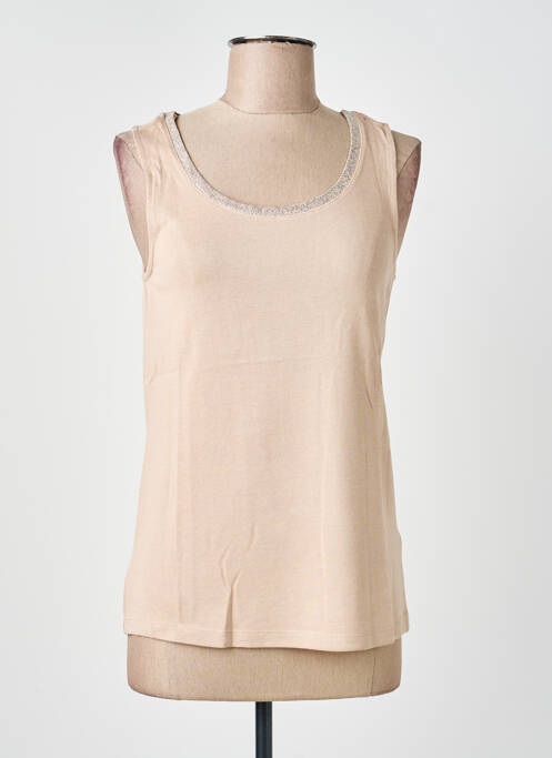 Top stretch sans manche beige STREET ONE femme