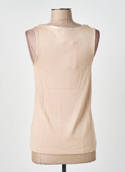 Top stretch sans manche beige STREET ONE femme
