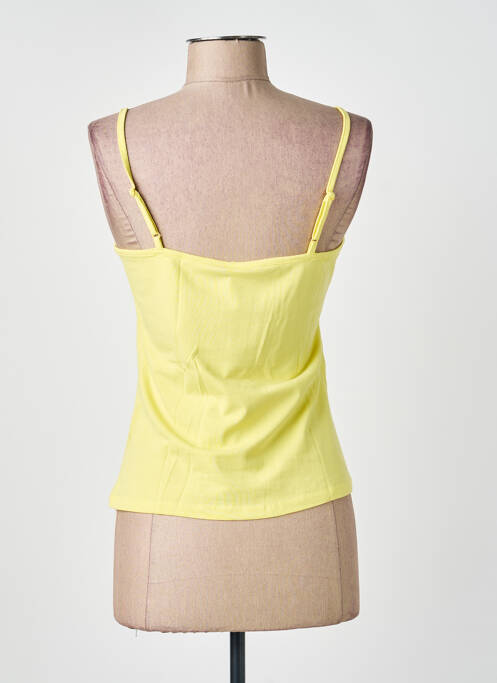 T-shirt stretch fines bretelles jaune LEE COOPER femme