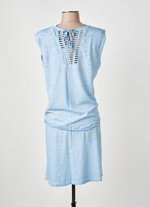 Robe mi-longue bleu DEELUXE femme