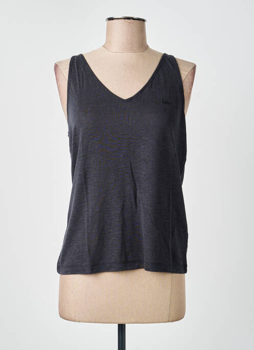 Top tissage jersey sans manche gris LEE femme