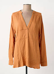 Tunique manches longues col v orange MOLLY BRACKEN femme