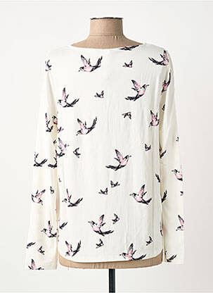 Blouse imprimé fantaisie manches longues blanc STREET ONE femme