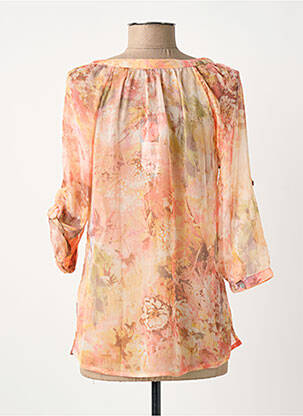 Tunique manches longues tissage crêpe orange STREET ONE femme