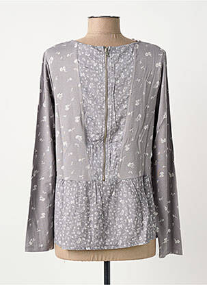 Blouse imprimé fleurs manches longues gris STREET ONE femme