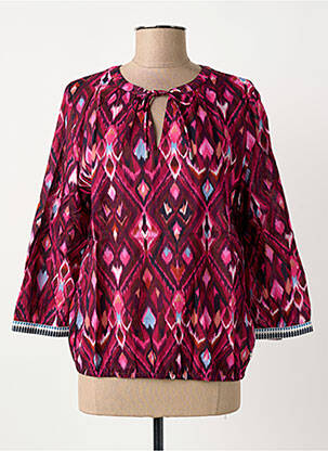 Blouse imprimé fantaisie manches 3/4 violet STREET ONE femme