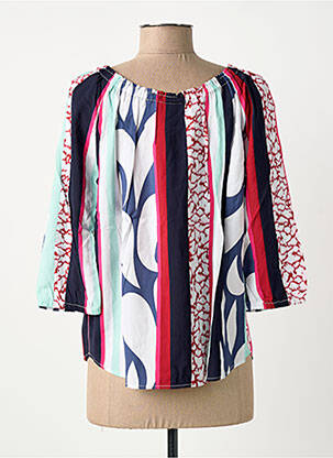 Blouse imprimé fantaisie manches 3/4 bleu STREET ONE femme