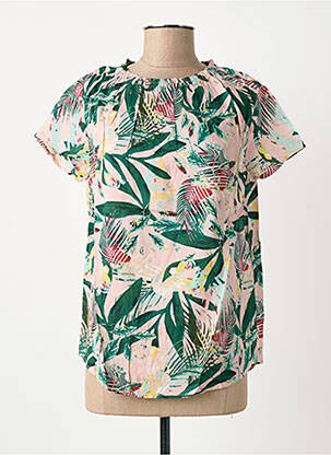 Blouse manches courtes manches courtes rose STREET ONE femme