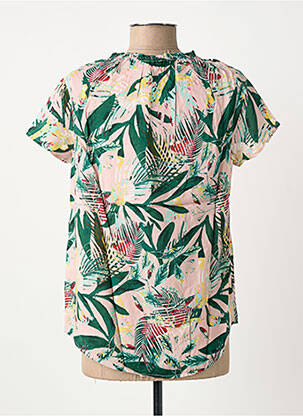 Blouse manches courtes manches courtes rose STREET ONE femme