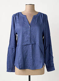 Tunique manches longues fermeture boutonnée sur le devant bleu STREET ONE femme
